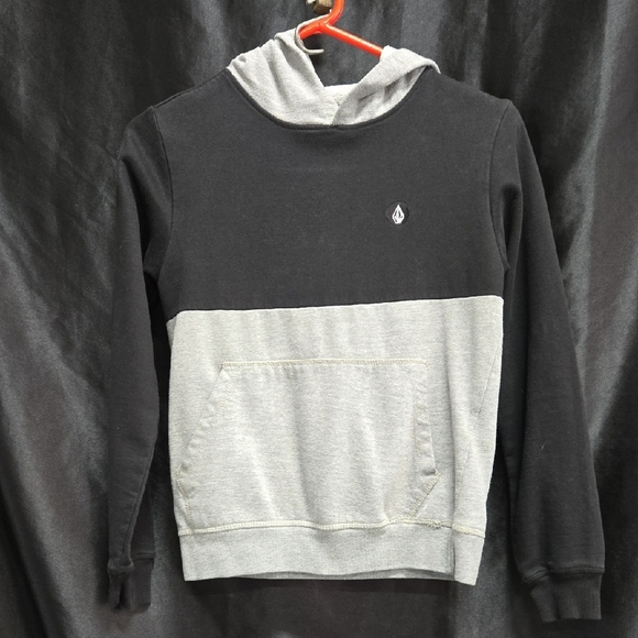 Volcom Two-Tone Black and Gray Hoodie - Picture 1 of 7